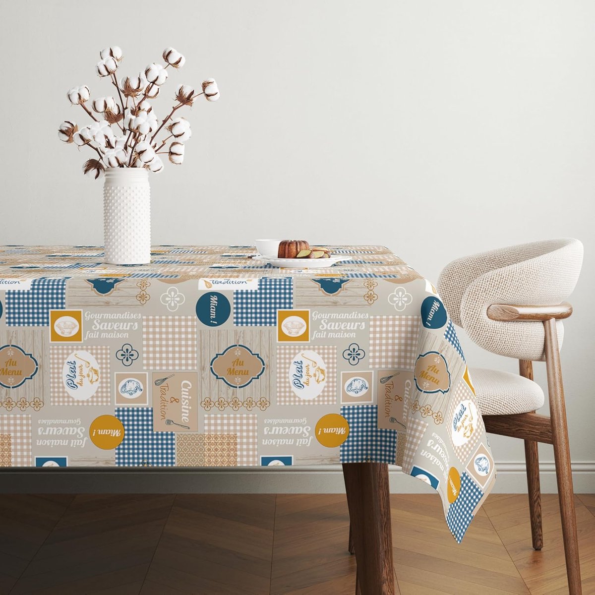 Tafelkleed - Tafelzeil - Bescherming Tafel - Vlekkenbestendig - 250x140 cm - Blauw