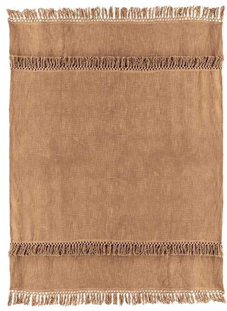 Unique Living Plaid Saba 130x180cm Camel beige