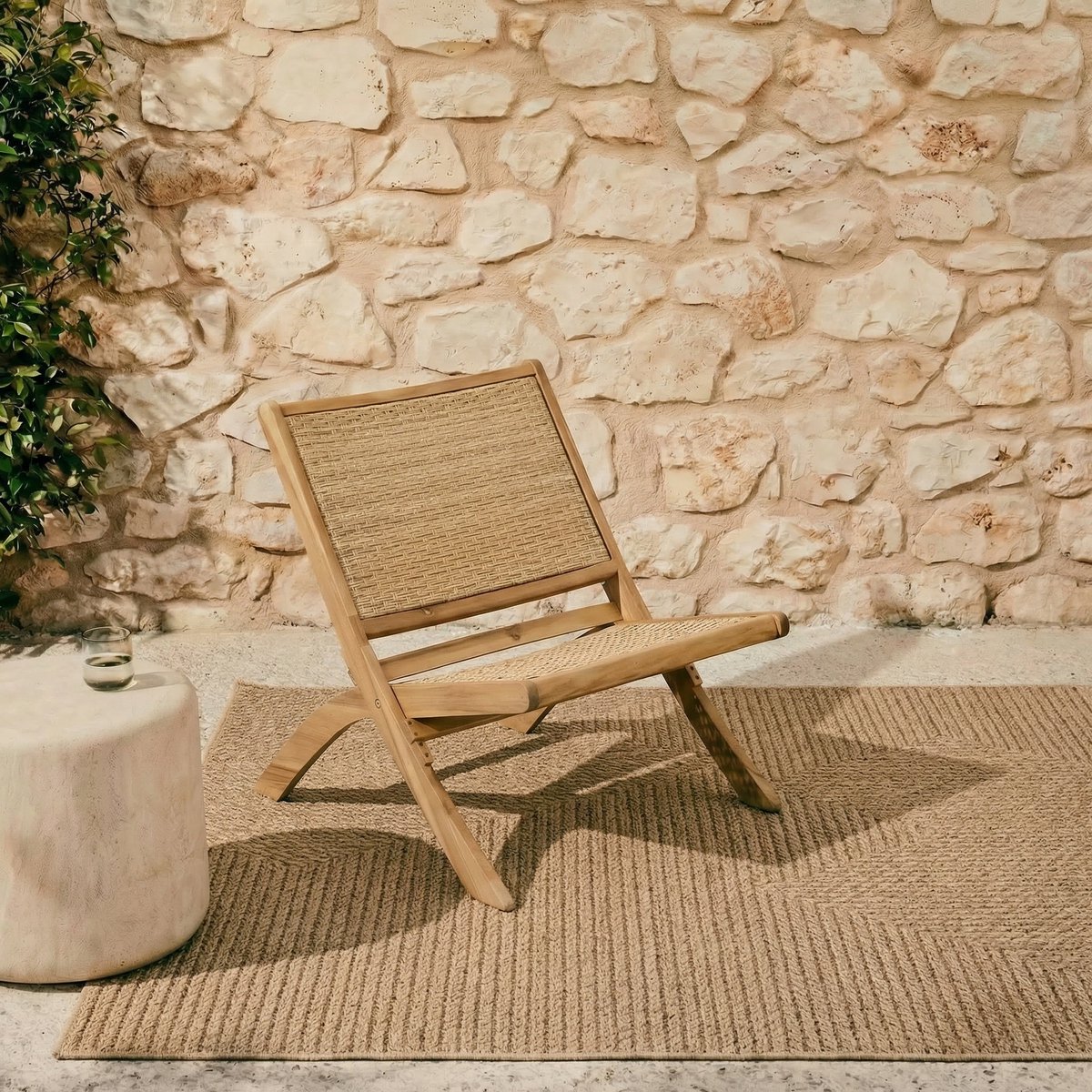 Jute buitenkleed Valencia 200x290cm Mrcarpet