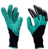 Tuinhandschoenen met graaf - Handschoenen met klauwen - ANTI SLIP - ADEMEND - ANTISTATISCH - Waterdichte - Tuinhandschoenen geschikt voor graven en planten, tuincadeaus geschikt voor vrouwen en mannen - Groen - Een Maat