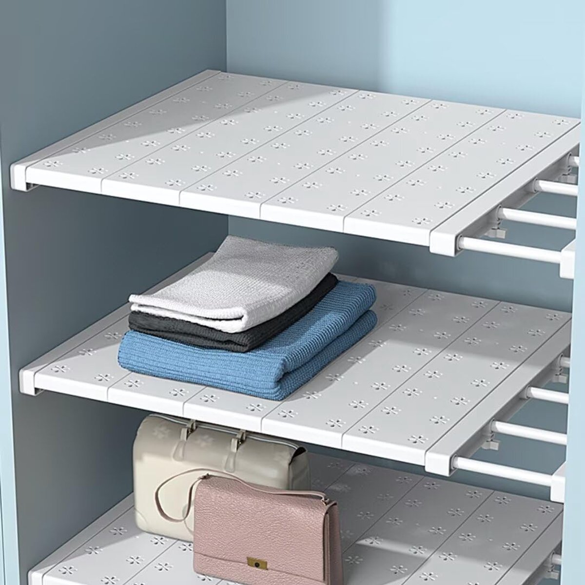 Kastplank Organizer - Uitschuifbare Plank - Kast Indeling - Verstelbaar 60-100cm