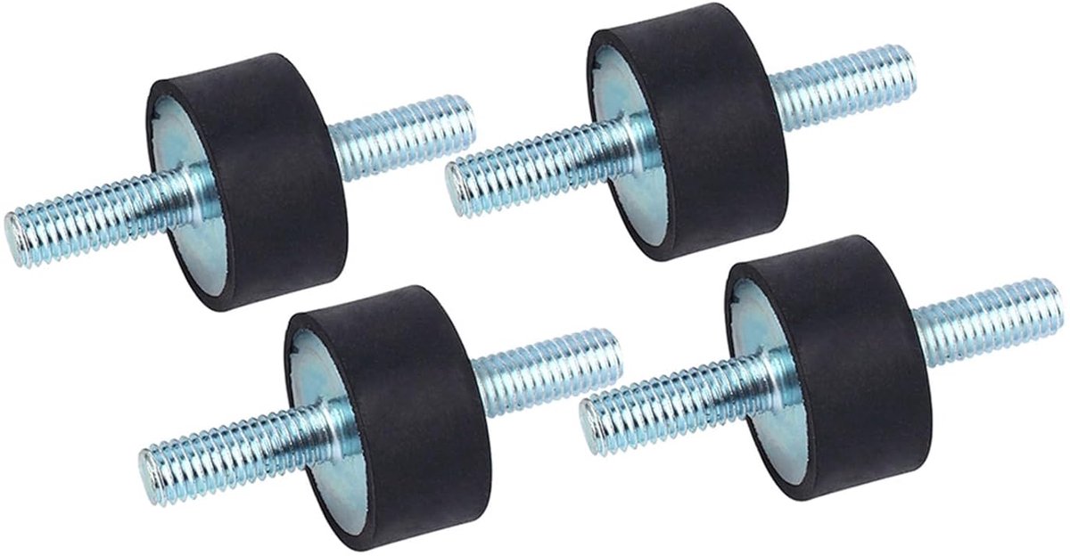 Rubberen Buffers - Trillingsdempers - Apparatuur Dempen - M8 Schroefdraad - 30 x 15 mm