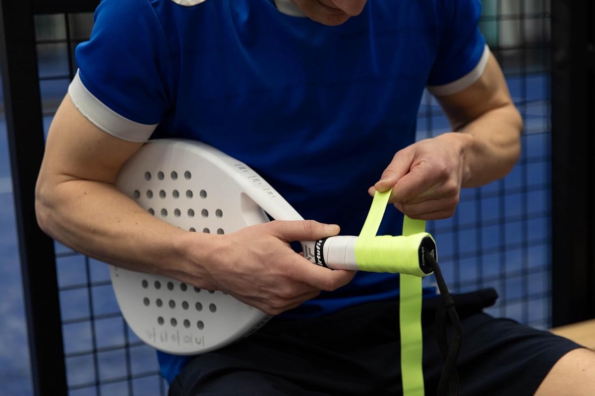 Padel Overgrip - Racketgrip Tape - Optimale Grip - Voorkomt Glijden - One Size - Wit