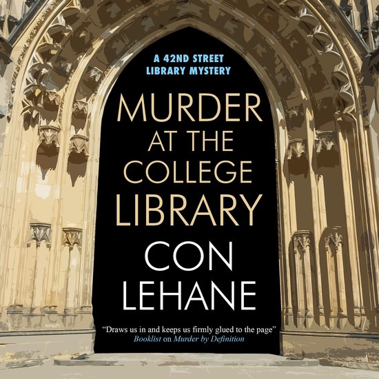 Murder at the College Library - cover