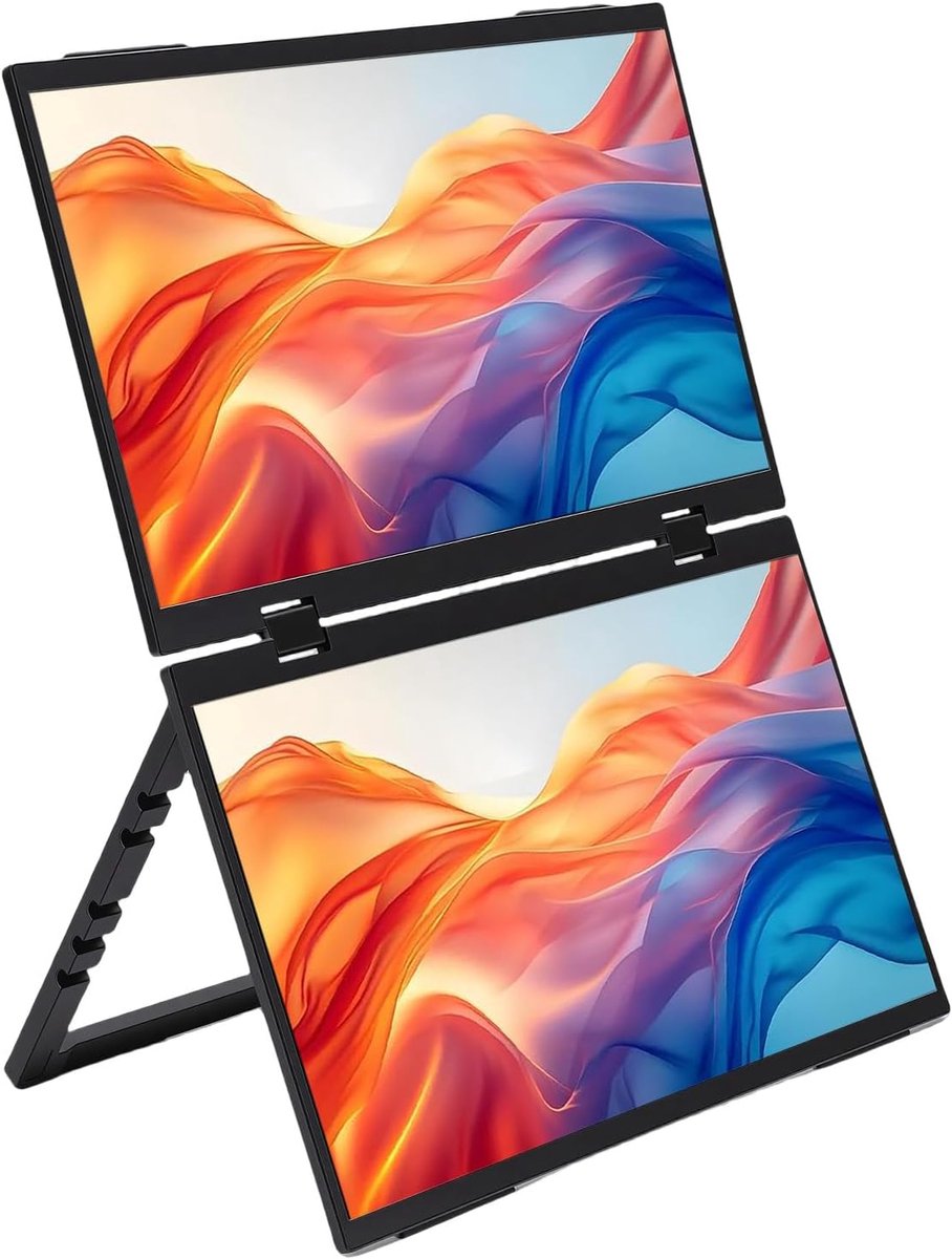 Laptopschermverlenger - Dubbele Monitor - Productiviteit Vergroten - 330 Graden Draaibaar - 156 Inch FHD