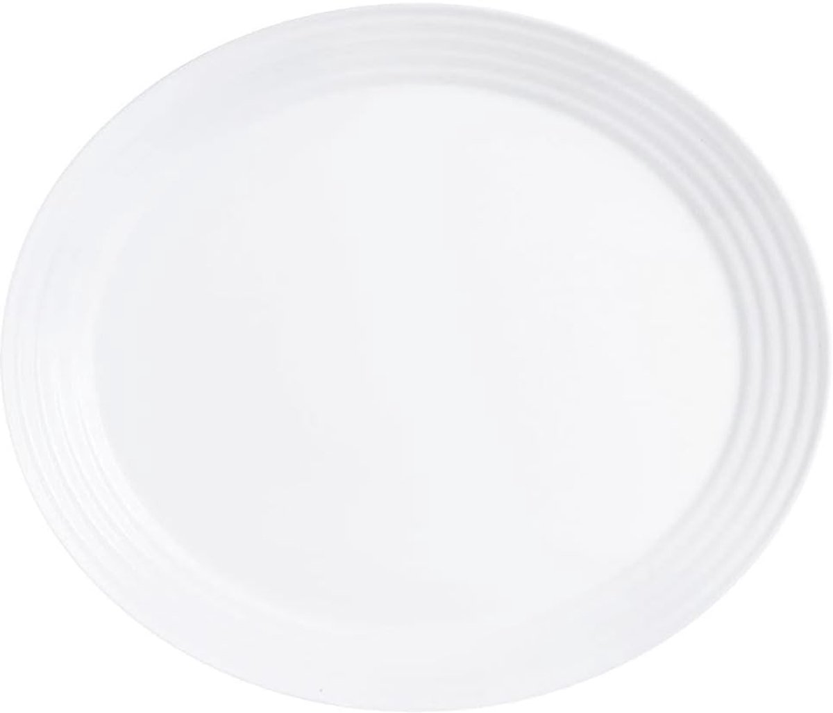 Ovale Schaaltje - Serveerschaal - Tafel Serveren - Vaatwasserbestendig - 33cm Ovaal - Wit