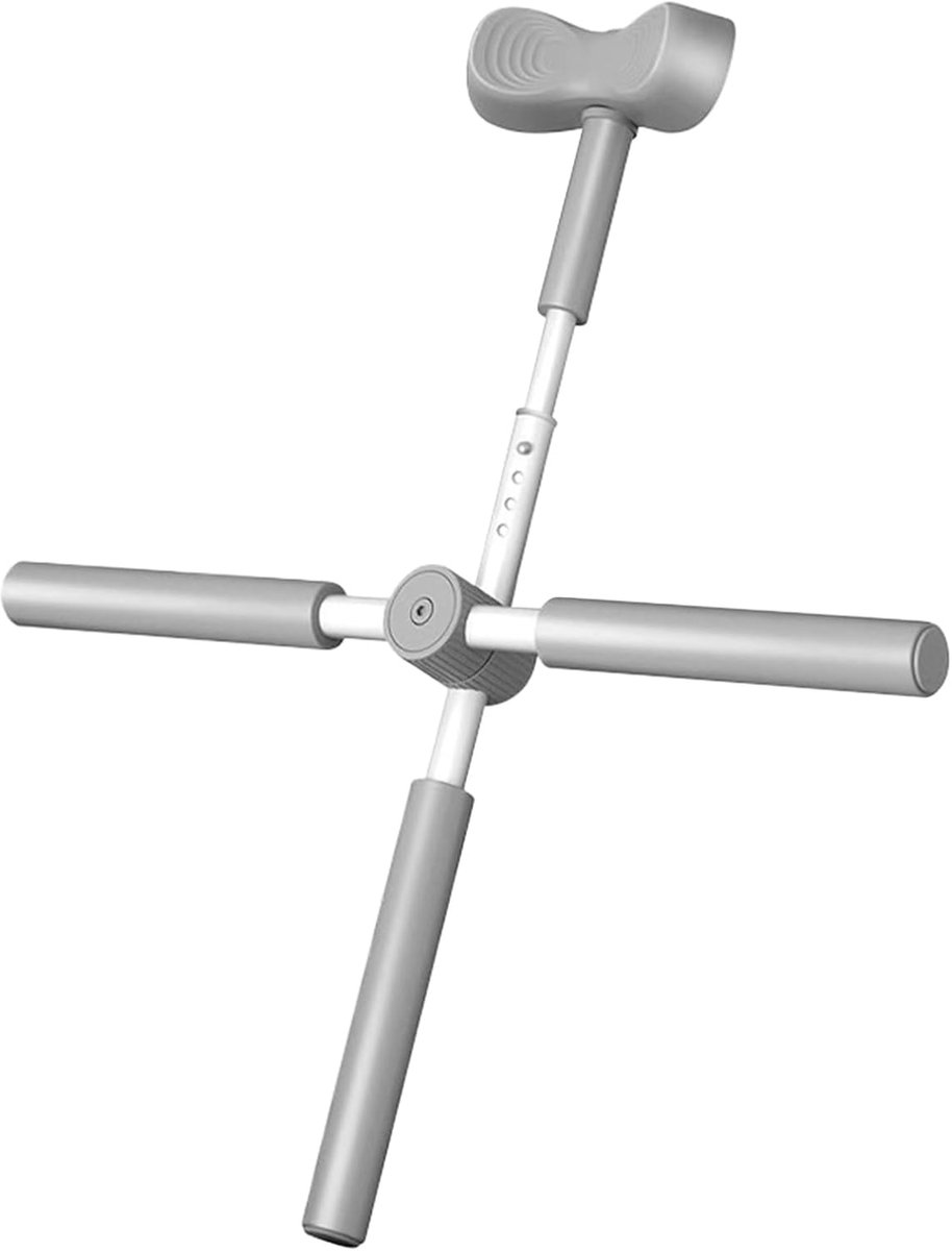 Yogastick - Houdingscorrector - Rug Rechttrekken - Roestvrij staal schuim - 79x9x7 cm - Grijs