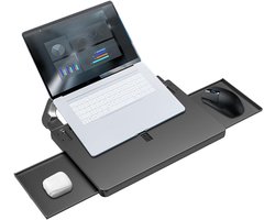 Stuurwiel Werktafel - Autotafel Eetblad - Reizen Werken Eten - Compact Opvouwbaar - 38x29x25 cm