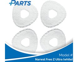Narwal Freo Z Ultra (white) Dweilpads (4 Stuks, Plus.Parts® alternatief voor CP-PJ-A00087-00-00)
