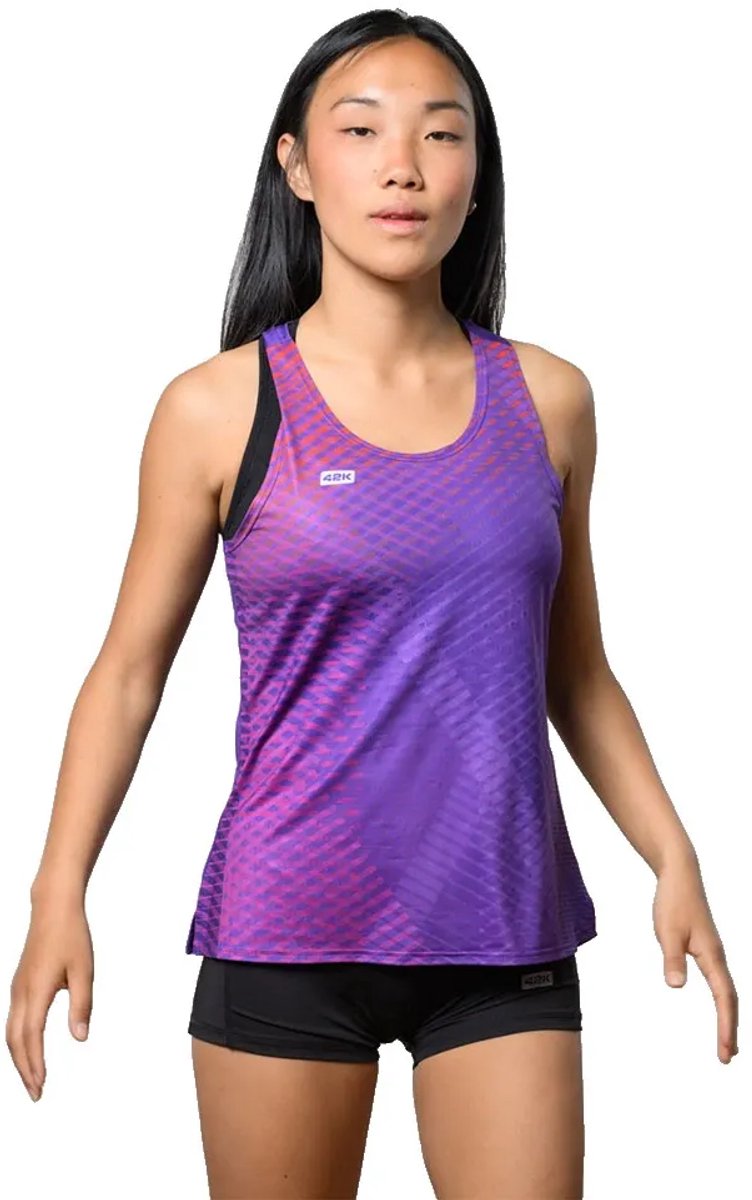 42k Running Apex Mouwloos T-shirt Paars XL Vrouw