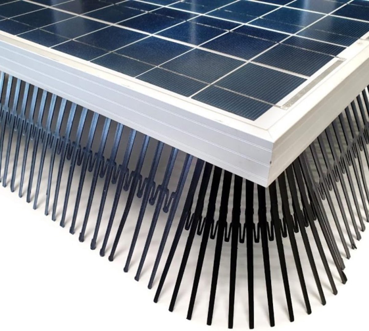 Zonnepaneel Vogelwering - PV Installatie Bescherming - Bescherming Installatie - Eenvoudige Montage - 10 Meter 12cm - Zwart