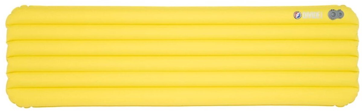 Big Agnes Divide Insulated - Slaapmat Yellow Regular - 20" x 72"