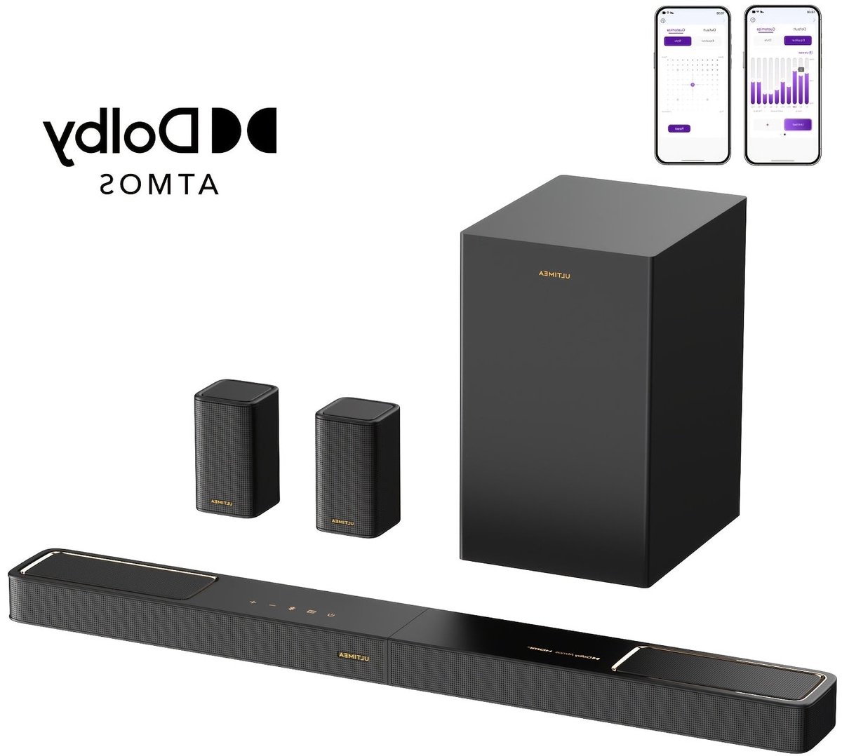 Corvance 5.1.2 Soundbar met Draadloze Subwoofer en Dolby Atmos - Corvance - €586,99