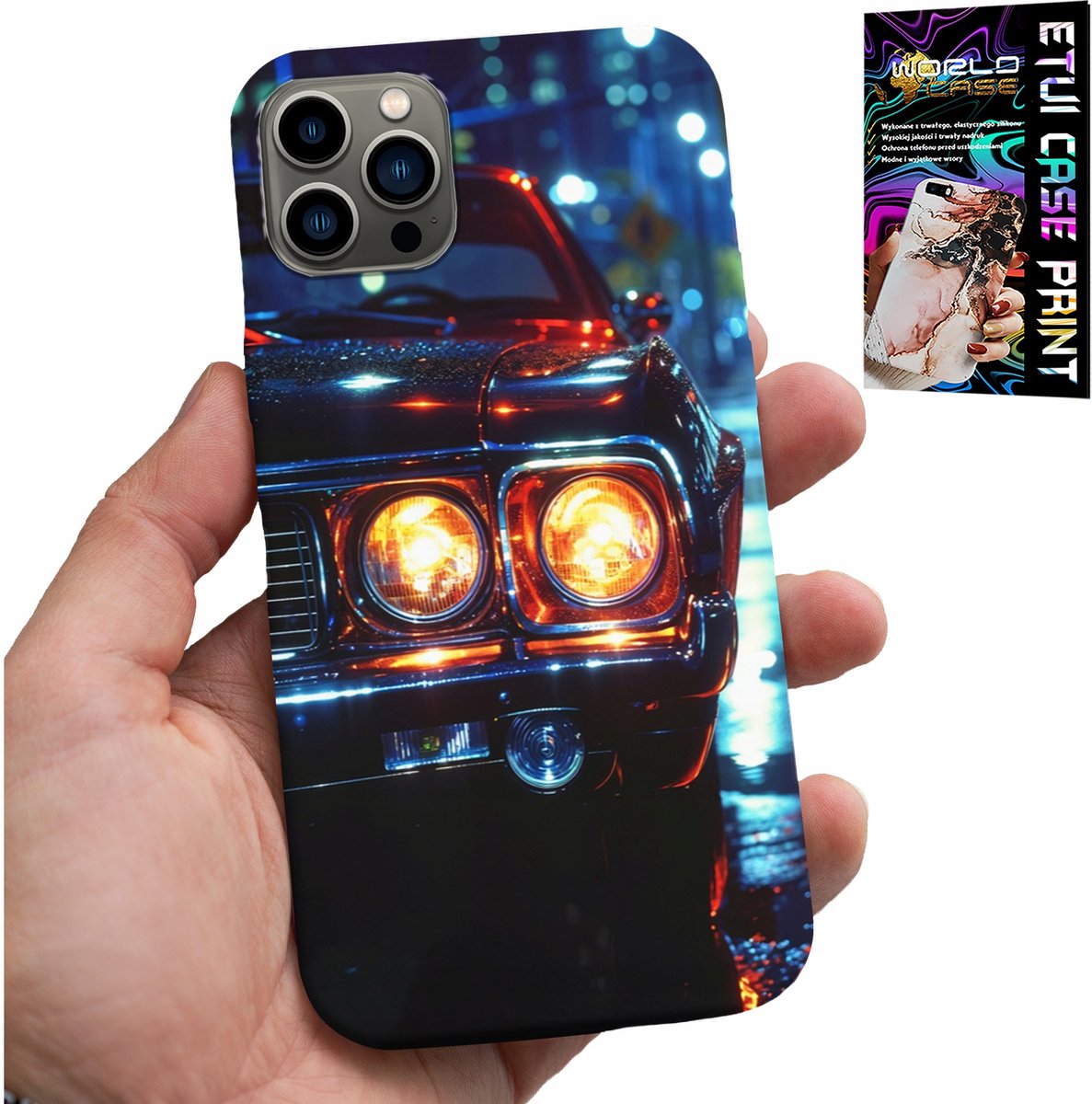 iPhone 13 Pro Max hoesje - Klassieke auto's, klassieke voertuigen, patronen