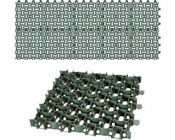 Grindplaten Tuin - Bodem Stabilisatie - Parkeerplaats Aanleggen - Honingraat Structuur - 50 x 50 cm - Zwart