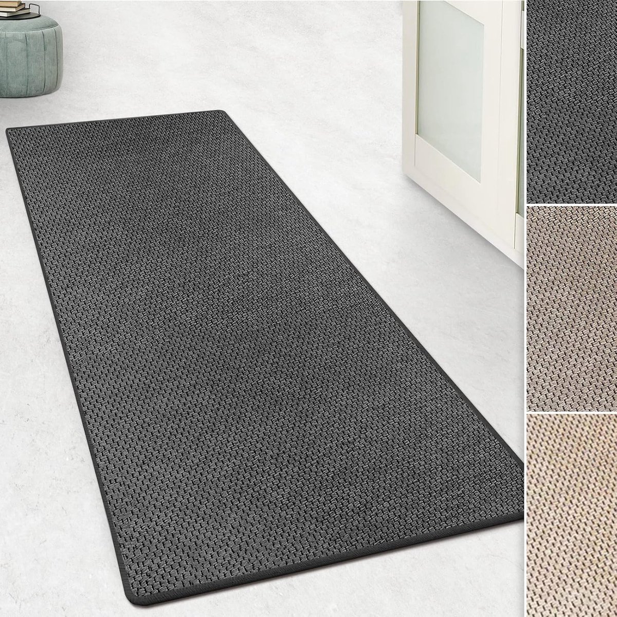 Tapijtloper Sisal-look - Woontapijt Halloper Keukenloper - Intree Vloerbedekking - Op Maat