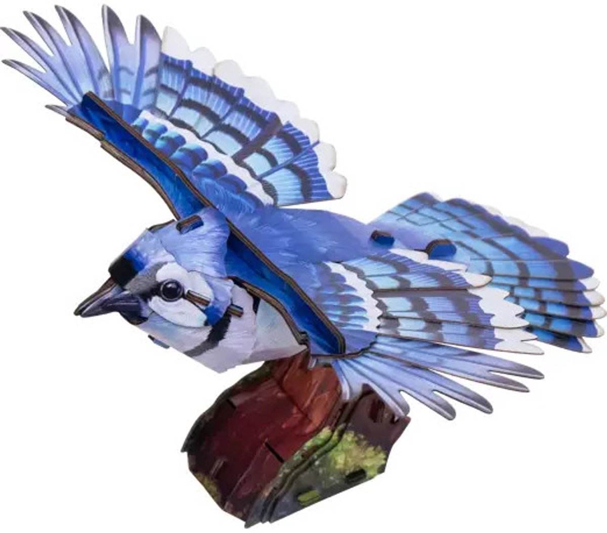 MakeBug, 3D Modelbouwpakket, Sky Echo, Blue Jay, MB-D-0056, 17x10x22cm