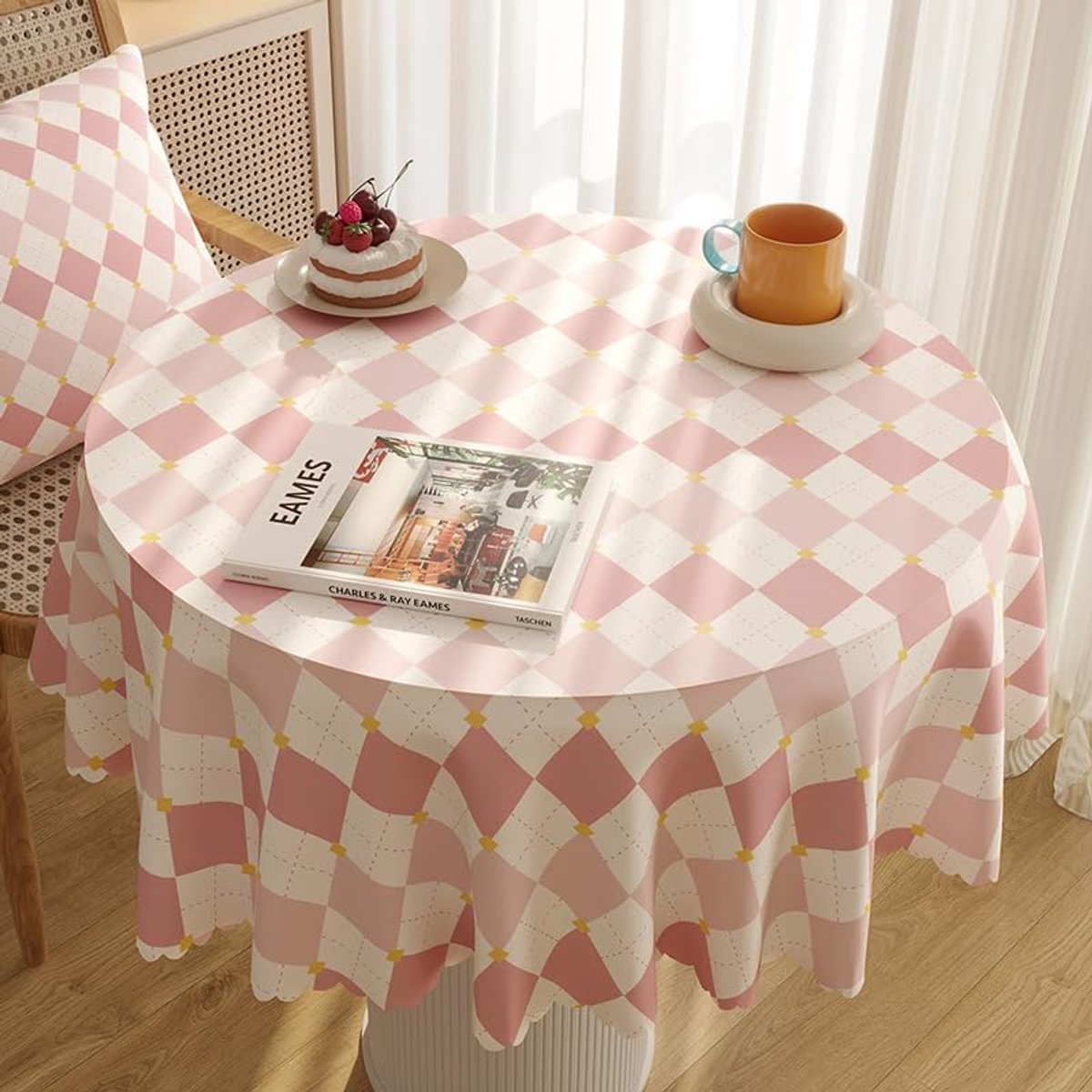 Ovaal Tafelkleed - Vinyl Kleed - Bescherming Tafel - Waterdicht & Afwasbaar - 70-130 cm