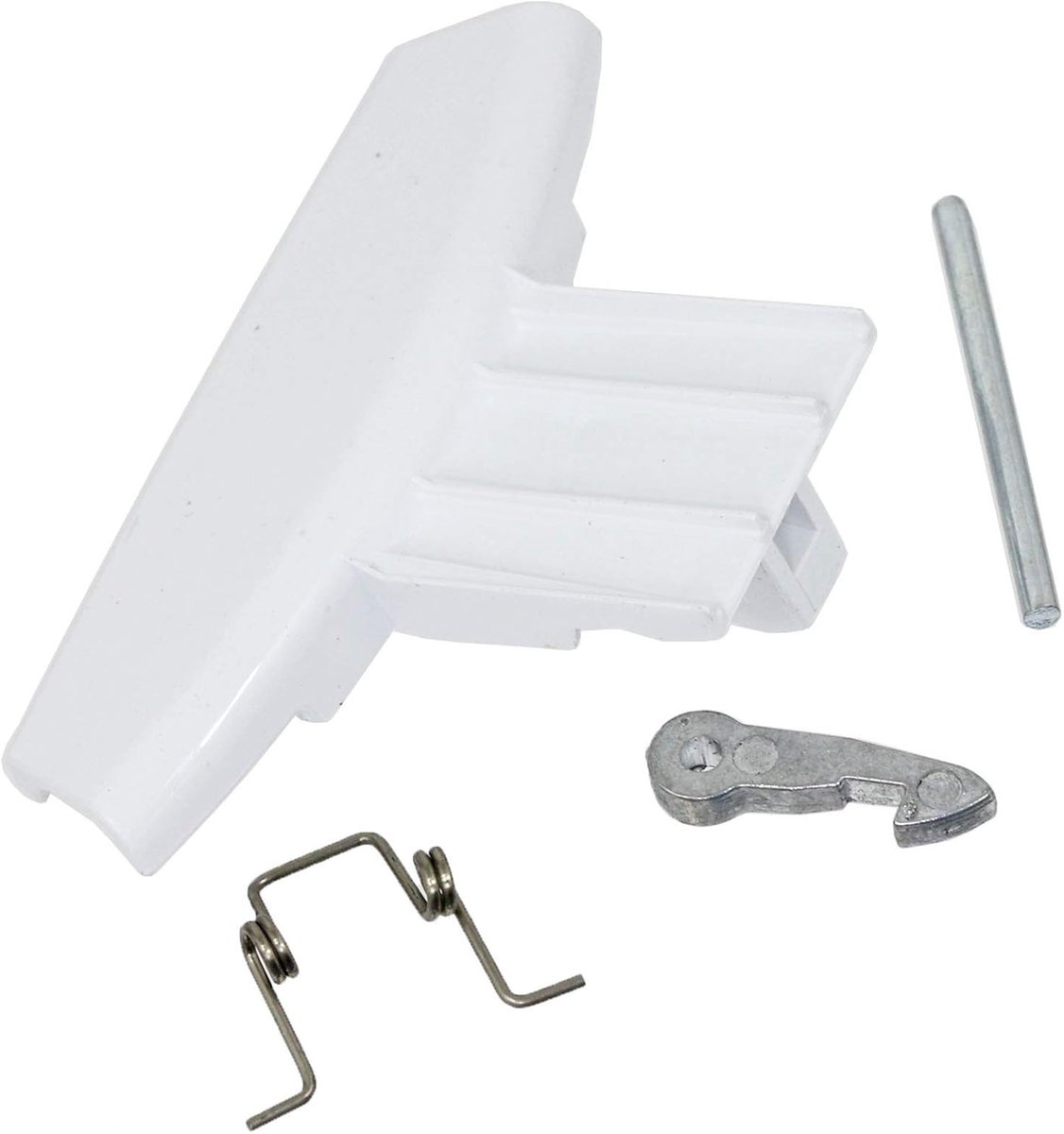 Deurgreep Kit - Wasmachine Onderdeel - Apparaat Reparatie - Specifieke Pasvorm - Wit