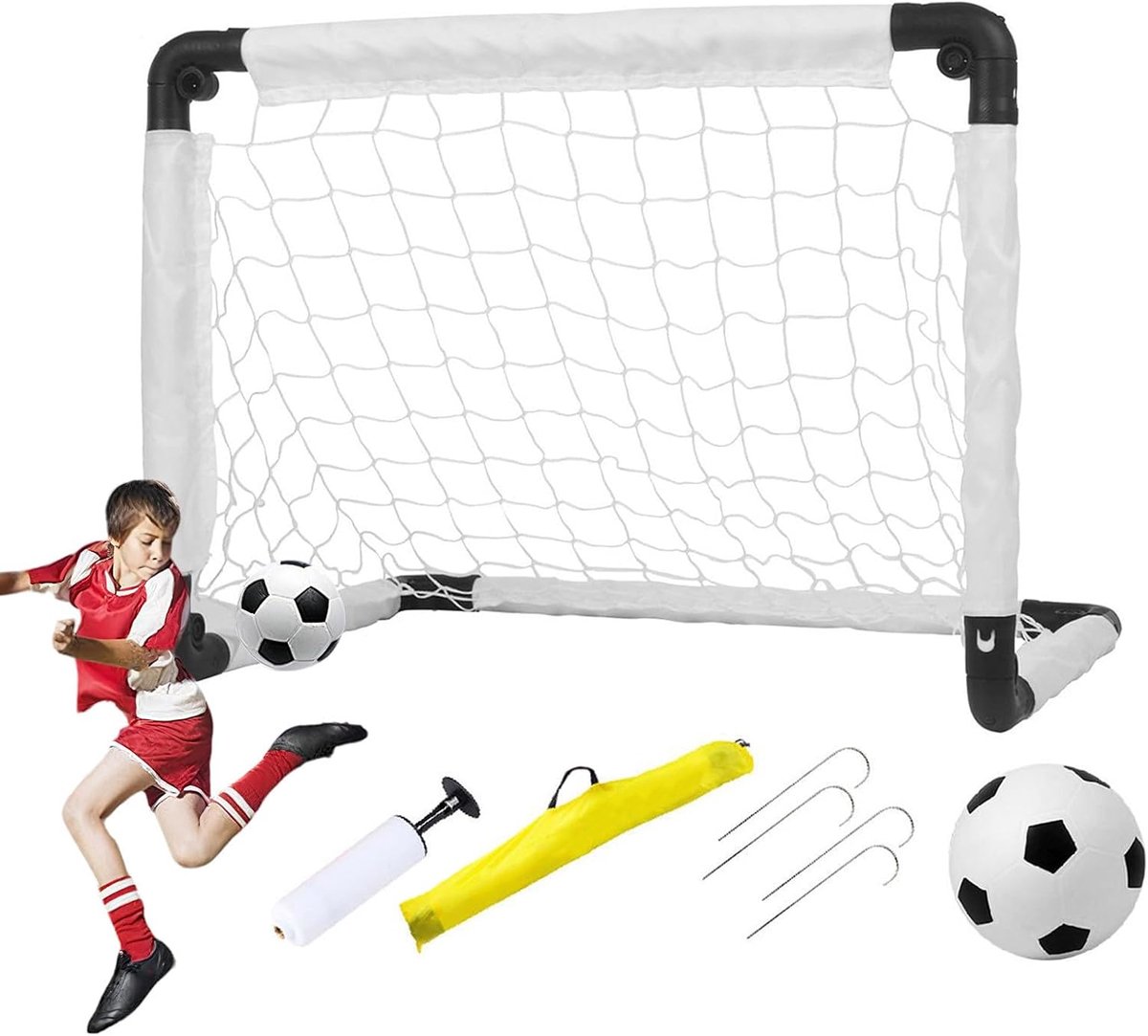 Voetbaldoel - Trainingsuitrusting - Buiten Spelen - Inclusief Opbergzak - 60x45x45cm
