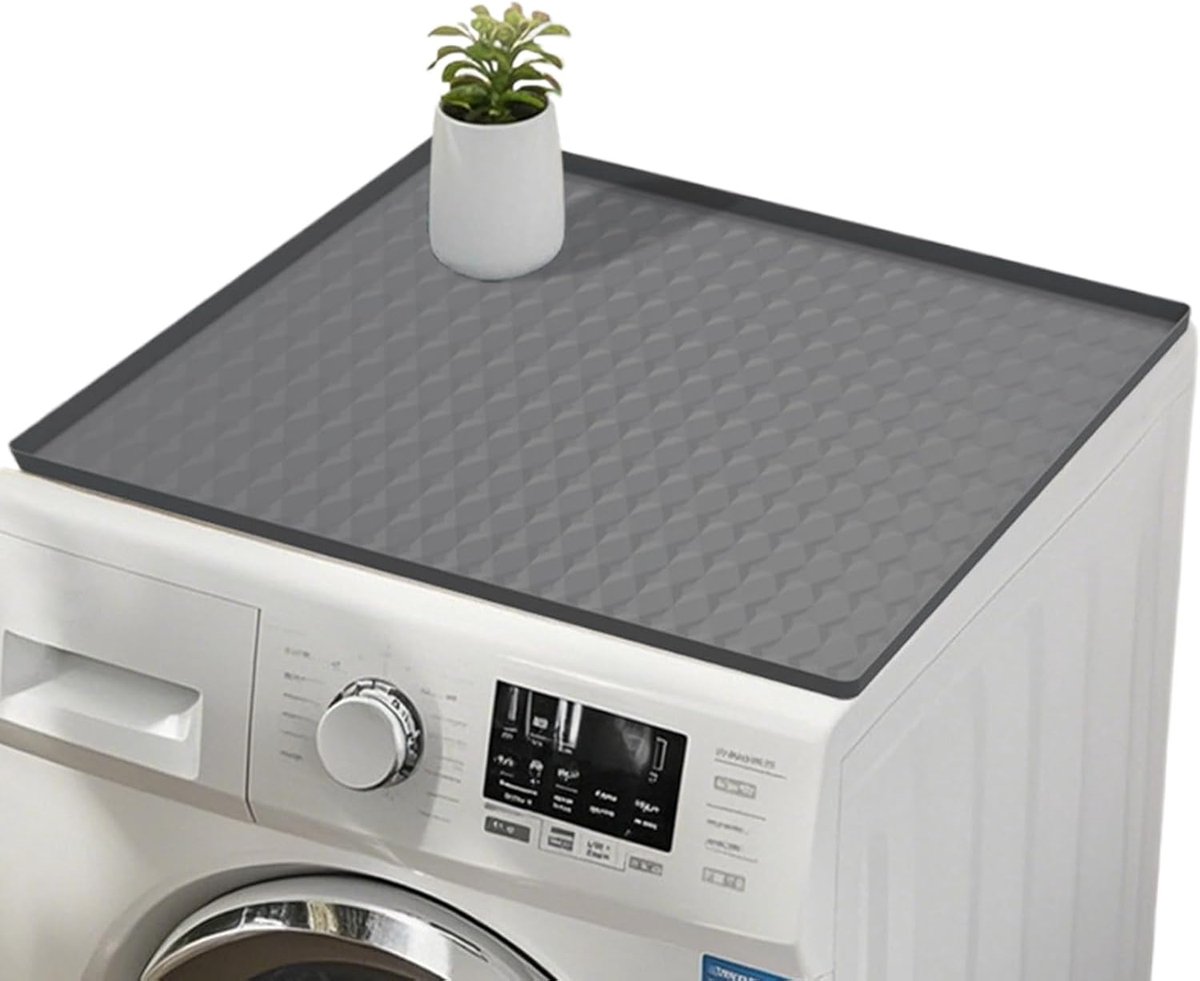 Lekbak Airco - Wasbak Apparaat - Vloer Beschermen - Draagbaar Siliconen - 60x60x1.7cm - Grijs