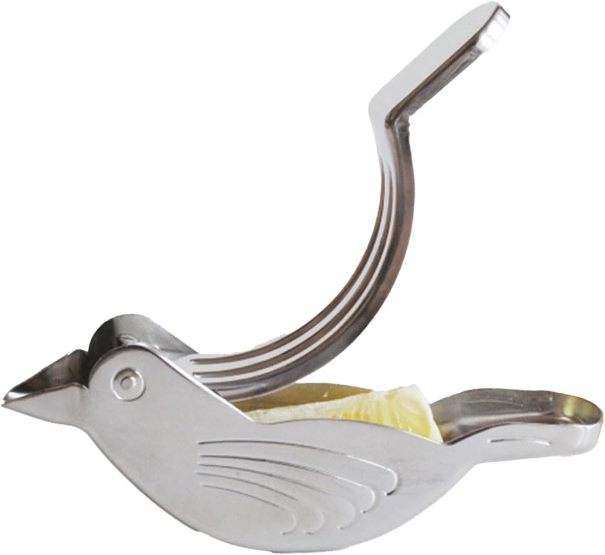 Citruspers Vogel - Limoenpers Vorm - Verse Sapjes Maken - Elegante Vogelvorm - 11.5 x 5.6 cm - Meerkleurig