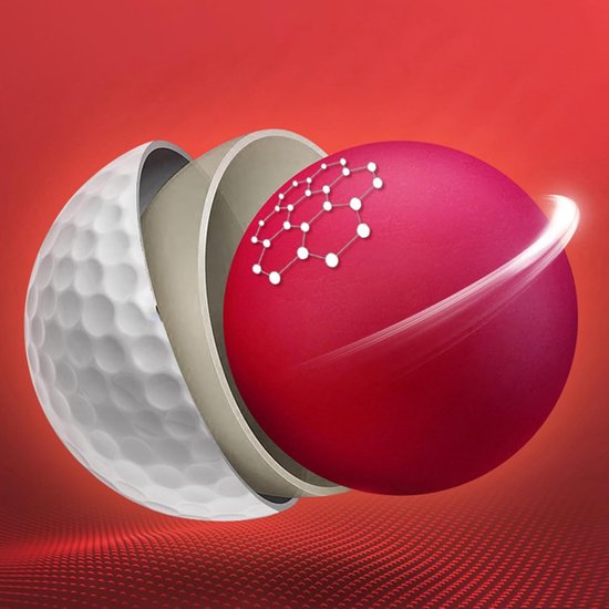 Drielaagse Golfbal - Trainingsbal Pro Bal - Golf Training - Geavanceerde Controle - 42.7 mm - Meerkleurig — afbeelding 5