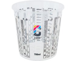 CROP Mengbekers 700ml - 10 stuks