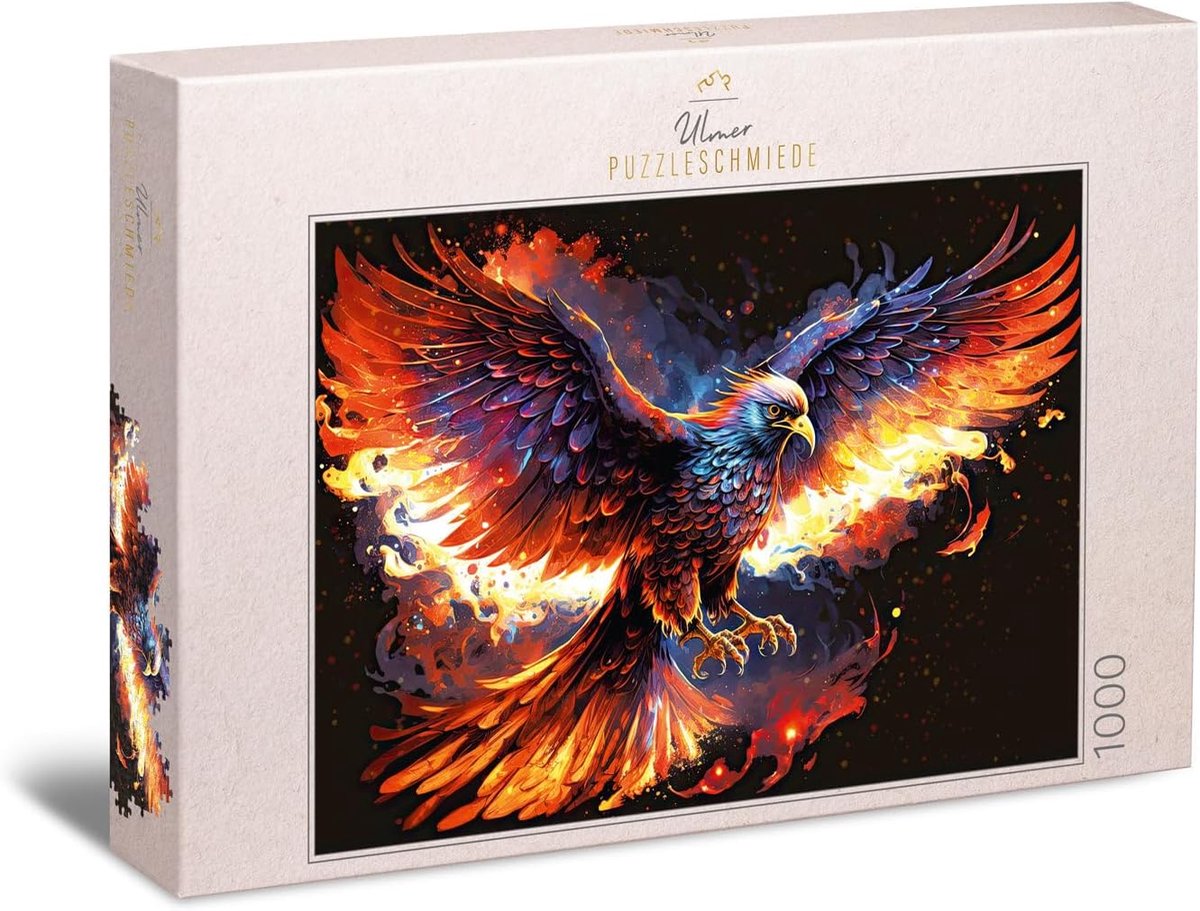 Fantasy Puzzel - Legpuzzel 1000 - Ontspanning Thuis - Premium Puzzelkarton - 68 x 48 cm - Kleurrijk