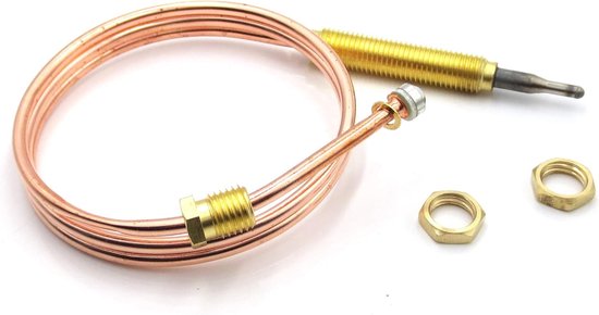 Gas Thermokoppel - Veiligheidsklep - Kachel Reparatie - Universele Toepassing - 0.6 Meter — afbeelding 2