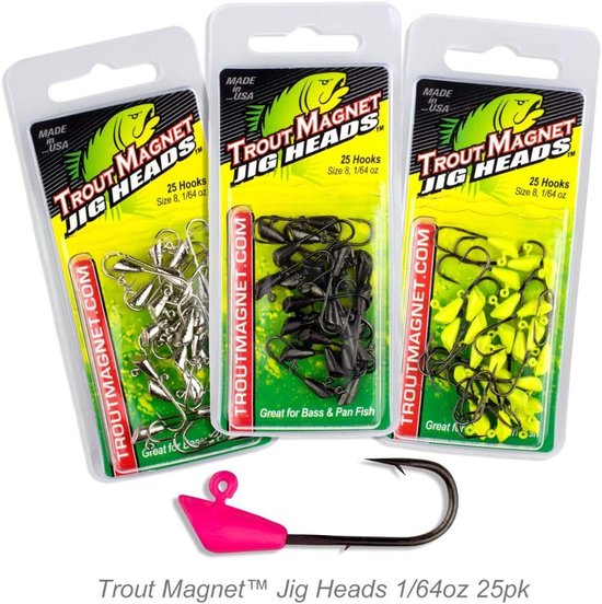 Jig Koppen - Vissen Lures - Forel Vissen - Unieke Shad Vorm - Maat 8 Haken - Roze — afbeelding 3