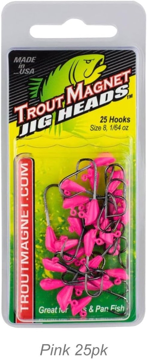 Jig Koppen - Vissen Lures - Forel Vissen - Unieke Shad Vorm - Maat 8 Haken - Roze — afbeelding 4
