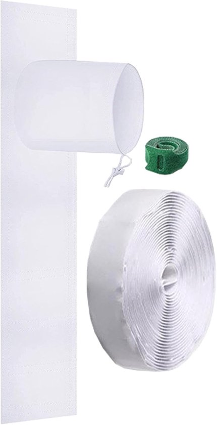 Schuifdeur afdichtingskit wit 25×232 cm – isolatie, ventilatie en tochtstrip voor mobiele airco