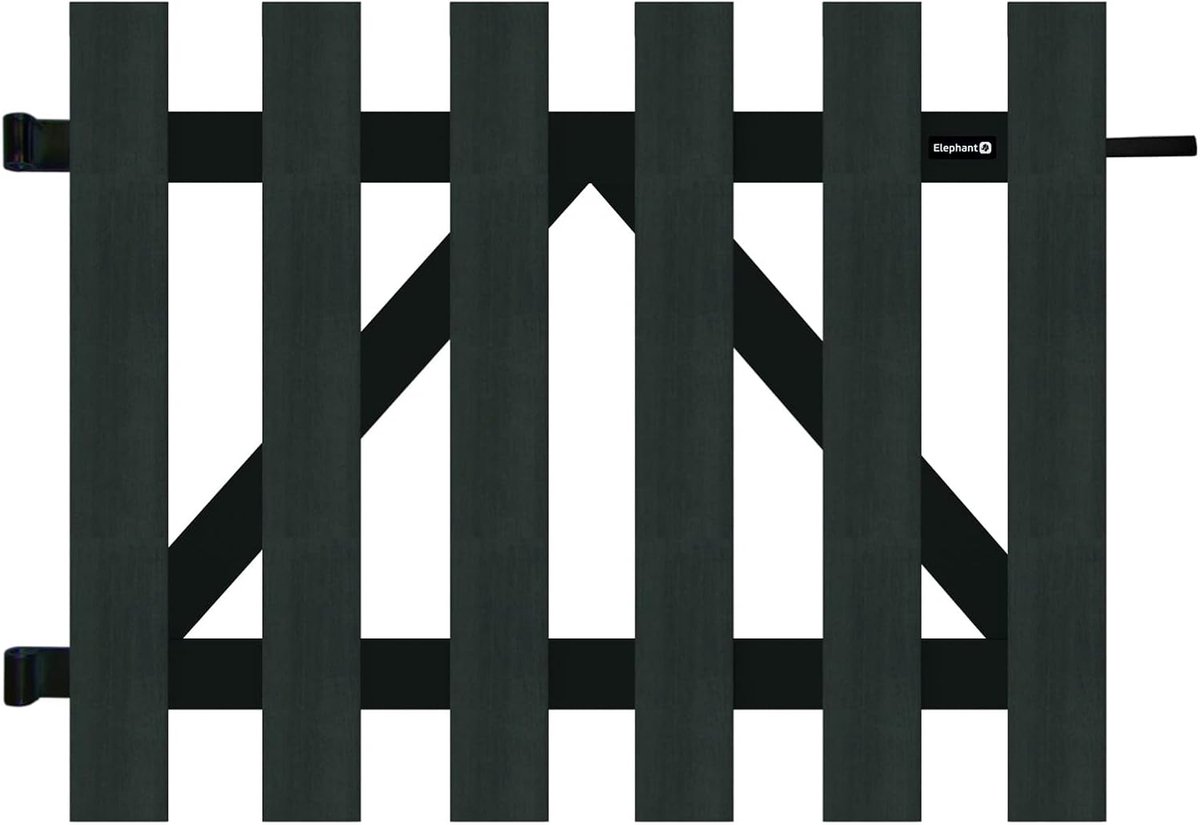 Tuinpoort Composiet - WPC Poort - Tuin Afscheiding - Weerbestendig Duurzaam - 80x100cm - A