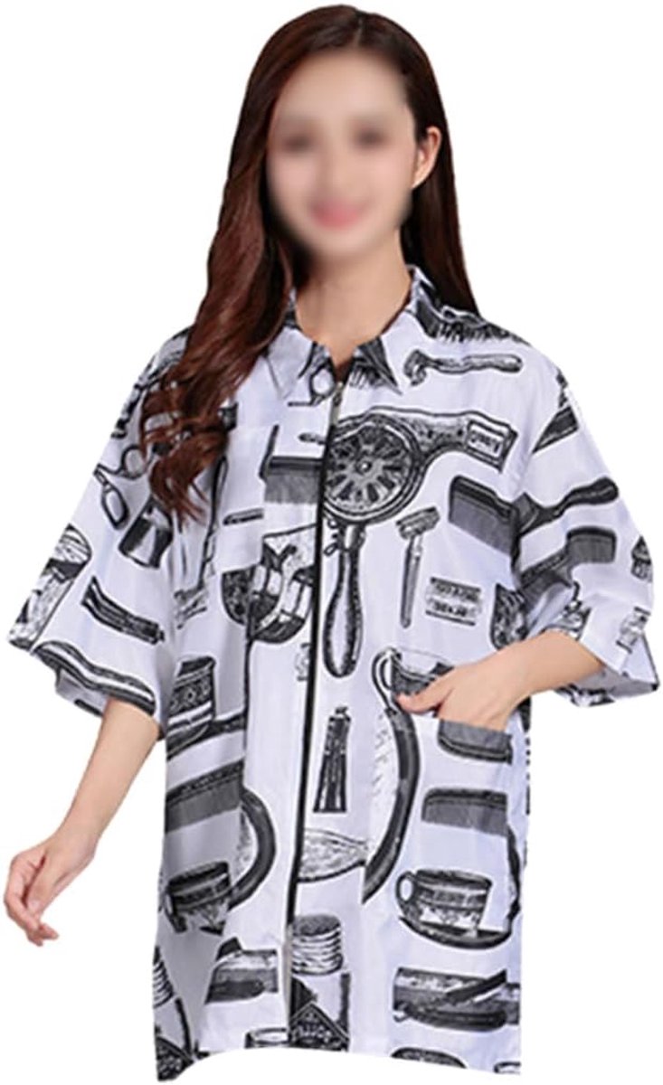 Werkkleding Kapper - Salon Uniform - Beschermend Dragen - Ademend En Zacht - 84x60cm
