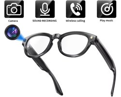 AI Smart Glasses - met HD Camera 200mp - AR Glasses - AI Smart Translator Bril - Slimme Camera Bril - Objectherkenning - AI Stemassistent (75 talen) - Video & Audio - Bluetooth bellen - LED Zaklamp - Regenbestendig