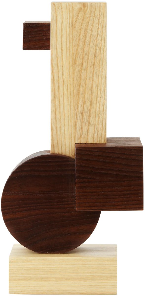 Join Sculpture Woondecoratie Medium Ash/Carbonized Ash