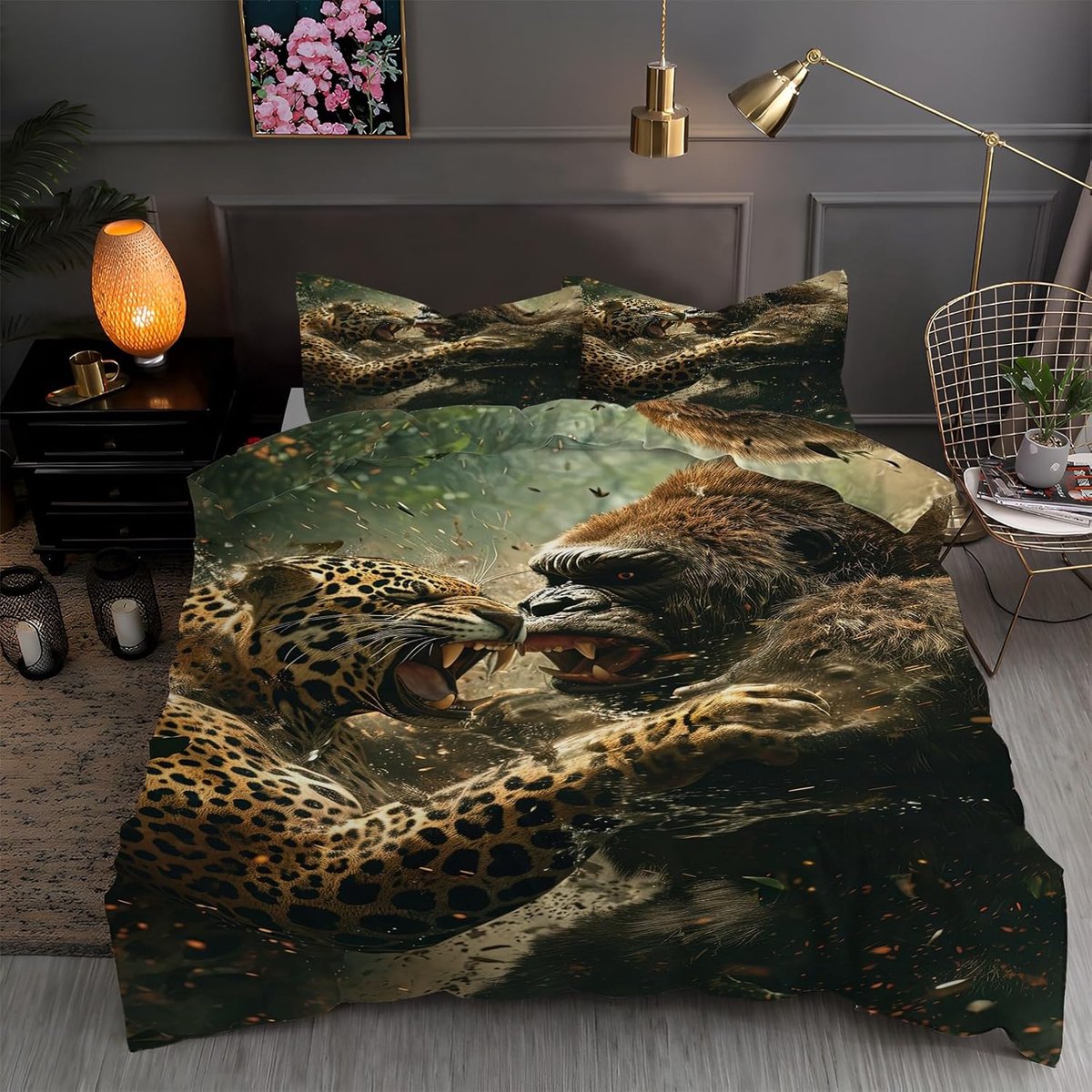 Peuter Dekbedovertrek Set - Kinderbeddengoed - Dromenland - Ademend Zacht Materiaal - 120x150cm