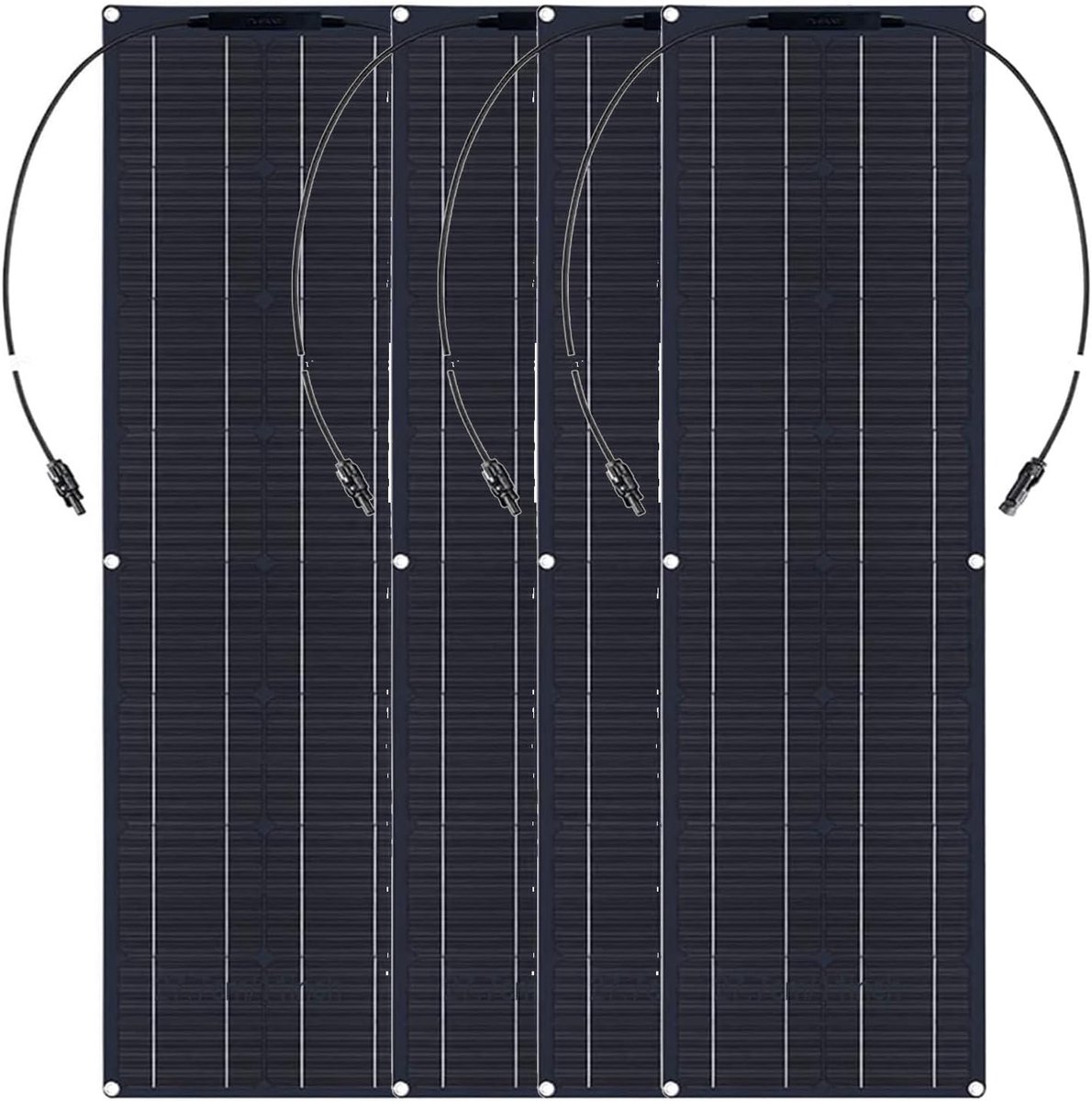 Zonnepaneel Set - Flexibel Paneel - Energie Opwekken - Hoog Rendement - 800 Watt - Zwart