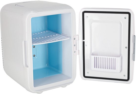 MOZY® - Draagbare Koelkast - 4 Liter - Wit - voor Koelen en Verwarmen - Draagbeugel - Energiezuinig - Autokoelkast - Reiskoelkast - Medicijnkoelkast van Merkloos — afbeelding 3