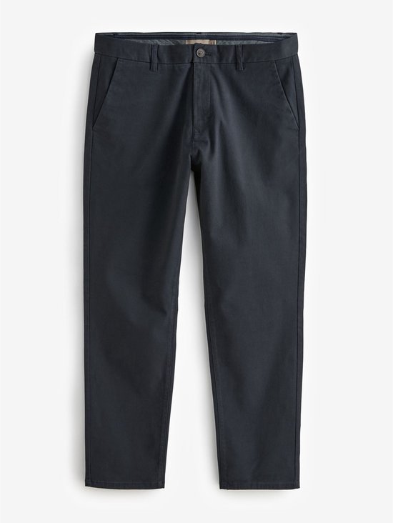 Next - Heren - Straight fit - Stretch chino's verpakking van 2 - Blauw