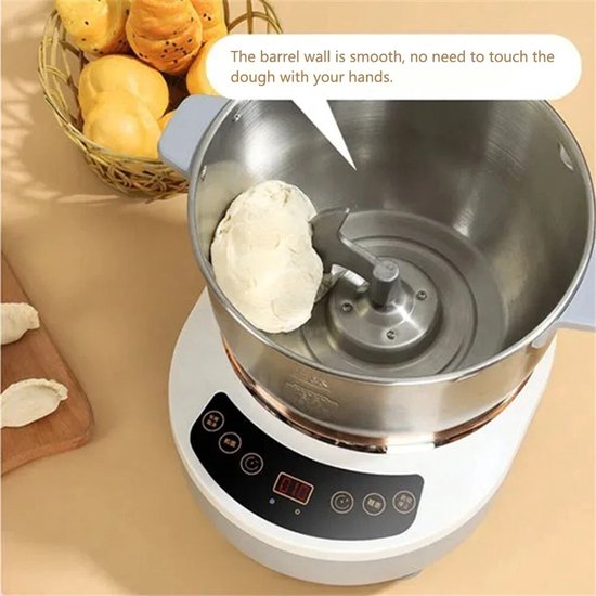 Seth Select Deegmachine 5L, Kneed machine, Deeg Mixer met Gisting Functie 25-38 ° C/77-100 ℉, Elektrische kneedmachine, Deegmaker van Merkloos — afbeelding 4