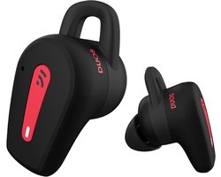 Draadloze Gaming Headset - In-ear oordopjes - Gaming op consoles - Actieve ruisonderdrukking - 130 gram - Rood en zwart