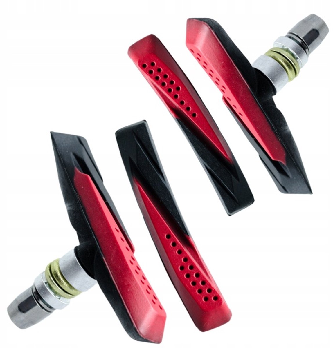 SPENCER V Systems - Remblokken - V-brake - Rood - 72mm