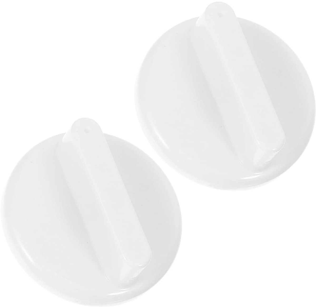 Temperatuurregelaar Knop - Koelkast Thermostaat - Nauwkeurig Koelen - Universele Compatibiliteit - 2.5 cm Diameter - Wit