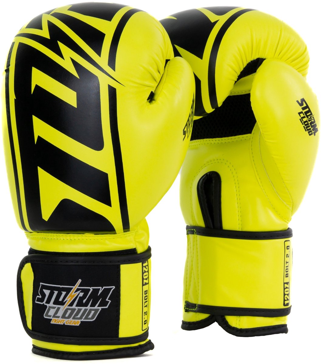 StormCloud Bolt 2.0 Serie - Bokshandschoenen - Neon Lime - 16oz