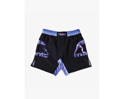 MANTO Mirage - MMA Shorts - Zwart - High-Performance Stretch - Anti-Slip Tailleband