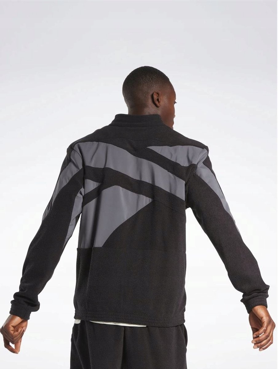 Reebok Hoodie Lange Mouw Ritssluiting Grijs