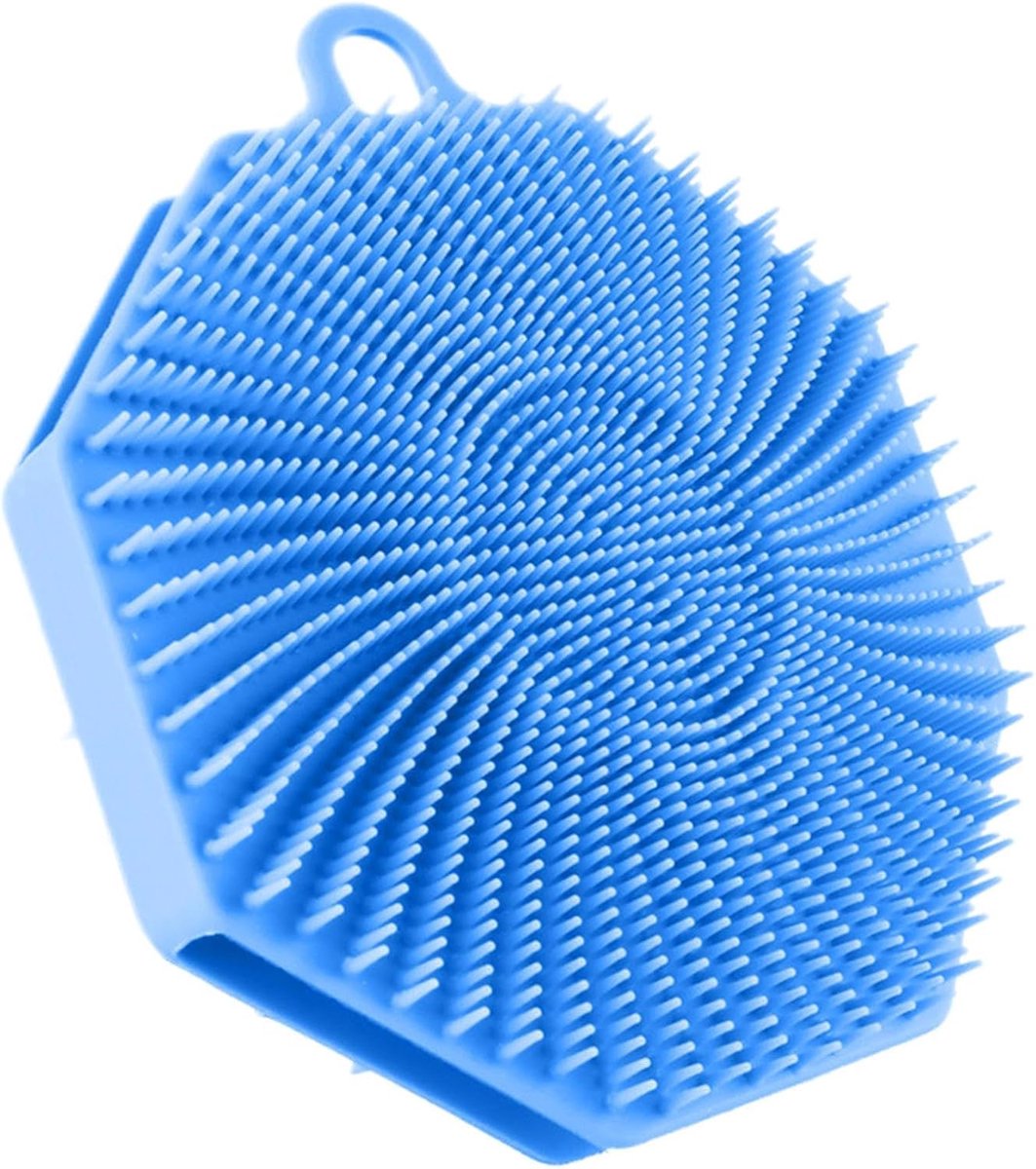 Siliconen Rug Scrubber - Huid Reiniger - Douche Bad - Dubbelzijdig Ontwerp - 12.5 cm