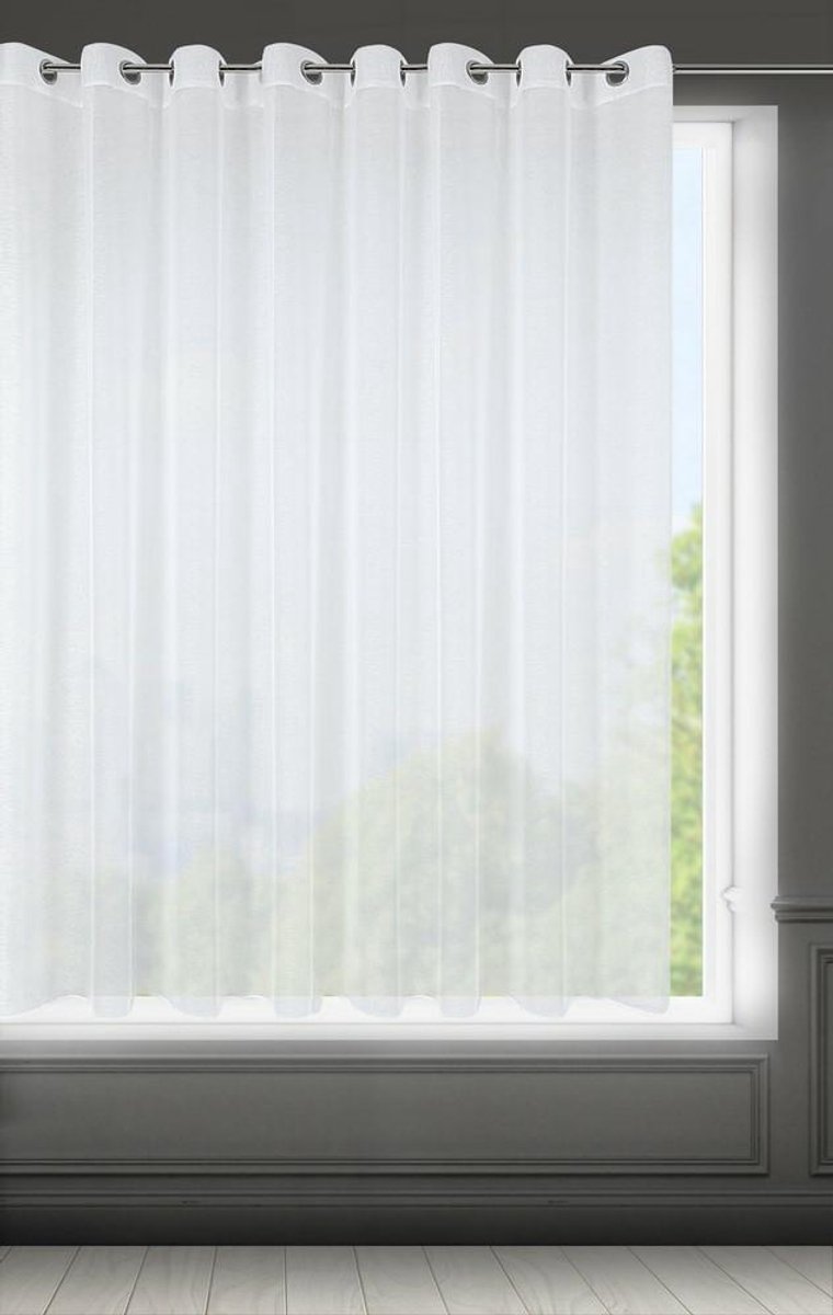 Eurofirany Rebecca - Vitrage - 350x160 cm - Wit - Polyester